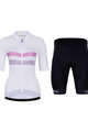 HOLOKOLO κοντή φανέλα και κοντό παντελόνι - SPORTY LADY - μαύρο/λευκό/ροζ