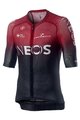 CASTELLI κοντομάνικες φανέλα - INEOS 2020 - μαύρο/κόκκινο