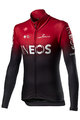 CASTELLI χειμερινές μακρυμάνικες φανέλες - INEOS 2020 WINTER - μαύρο/γαλάζιο/λευκό