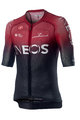 CASTELLI κοντομάνικες φανέλα - TEAM INEOS 2019 - μαύρο/κόκκινο