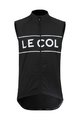 LE COL γιλέκα - SPORT LOGO GILET - λευκό/μαύρο