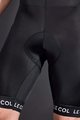 LE COL κοντά παντελόνια με τιράντες - SPORT - λευκό/μαύρο