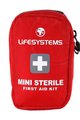 LIFESYSTEMS κιτ πρώτων βοηθειών - MINI STERILE FIRST AID KIT - κόκκινο