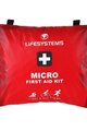 LIFESYSTEMS κιτ πρώτων βοηθειών - LIGHT & DRY MICRO FIRST AID KIT - κόκκινο