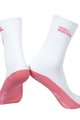 MONTON κάλτσες κλασικές - SKULL - λευκό/ροζ
