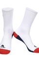 MONTON κάλτσες κλασικές - SKULL BADCAT LADY - λευκό/κόκκινο/μπλε