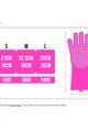 MUC-OFF γάντια πλυσίματος ποδηλάτων - DEEP SCRUBBER - ροζ