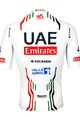 PISSEI κοντομάνικες φανέλα - UAE TEAM EMIRATES OFFICIAL 2024 - λευκό/κόκκινο/μαύρο