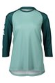 POC κοντομάνικες φανέλα - MTB PURE 3/4 LADY - μπλε/γαλάζιο