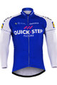 χειμερινές μακρυμάνικες φανέλες - QUICKSTEP 2017 WNT - λευκό/μπλε