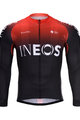 BONAVELO χειμερινές μακρυμάνικες φανέλες - INEOS 2020 WINTER - κόκκινο/μαύρο
