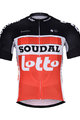 BONAVELO κοντομάνικες φανέλα - LOTTO SOUDAL 2020 - μαύρο/κόκκινο