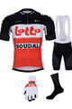 BONAVELO μεγάλα σετ - LOTTO SOUDAL 2022 - μαύρο/λευκό/κόκκινο