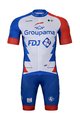 BONAVELO κοντή φανέλα και κοντό παντελόνι - GROUPAMA FDJ 2022 - μπλε/λευκό/κόκκινο