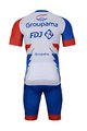 BONAVELO κοντή φανέλα και κοντό παντελόνι - GROUPAMA FDJ 2022 - μπλε/λευκό/κόκκινο