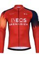 BONAVELO χειμερινές μακρυμάνικες φανέλες - INEOS 2025 WINTER - κόκκινο/μπλε