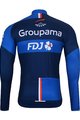 BONAVELO χειμερινές μακρυμάνικες φανέλες - FDJ 2025 WINTER - μπλε/μαύρο