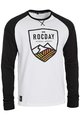 ROCDAY μακρυμάνικα μπλουζάκια - CREST - λευκό/μαύρο