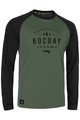 ROCDAY θερινές μακρυμάνικες φανέλες - PATROL - μαύρο/πράσινο