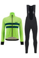 SANTINI χειμερινό μπουφάν και παντελόνι - COLORE HALO + LAVA - πράσινο/μαύρο