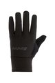 SANTINI γάντια με μακριά δάχτυλα - COLORE - μαύρο