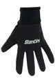 SANTINI γάντια με μακριά δάχτυλα - ECO WIN - μαύρο