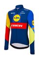 SANTINI χειμερινές μακρυμάνικες φανέλες - LIDL TREK 2024 - κίτρινο/κόκκινο/μπλε