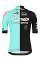 SANTINI κοντομάνικες φανέλα - TEAM BIANCHI 2019 - μαύρο/τιρκουάζ
