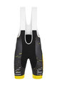 SANTINI κοντά παντελόνια με τιράντες - TREK PIRELLI 2020 - κίτρινο/μαύρο