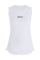 SANTINI αμάνικα μπλουζάκια - PIUMA LADY - λευκό