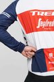 SANTINI αντιανεμικά μπουφάν - TREK SEGAFREDO 2021 - κόκκινο/λευκό/μπλε