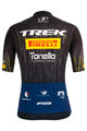 SANTINI κοντομάνικες φανέλα - TREK PIRELLI 2021 - μαύρο/λευκό/κίτρινο