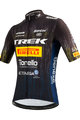 SANTINI κοντομάνικες φανέλα - TREK PIRELLI 2021 - μαύρο/λευκό/κίτρινο
