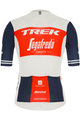 SANTINI κοντομάνικες φανέλα - TREK SEGAFREDO 2021 - λευκό/μπλε/κόκκινο