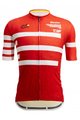 SANTINI κοντομάνικες φανέλα - TOUR DE FRANCE 2022 - λευκό/κόκκινο/κίτρινο