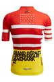 SANTINI κοντομάνικες φανέλα - TOUR DE FRANCE 2022 - λευκό/κόκκινο/κίτρινο