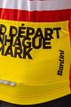 SANTINI κοντομάνικες φανέλα - TOUR DE FRANCE 2022 - λευκό/κόκκινο/κίτρινο