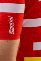 SANTINI κοντομάνικες φανέλα - TOUR DE FRANCE 2022 - λευκό/κόκκινο/κίτρινο