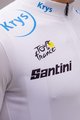 SANTINI κοντομάνικες φανέλα - TOUR DE FRANCE 2022 - λευκό