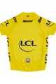 SANTINI κοντομάνικες φανέλα - TOUR DE FRANCE 2024 - κίτρινο