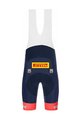 SANTINI κοντά παντελόνια με τιράντες - TREK SEGAFREDO 2022 FAN LINE - ροζ/μπλε