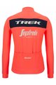 SANTINI χειμερινές μακρυμάνικες φανέλες - TREK SEGAFREDO 2022 WINTER - ροζ
