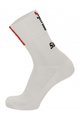 SANTINI κάλτσες κλασικές - TREK SEGAFREDO 2022 - κόκκινο/λευκό