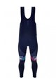 SANTINI μακριά παντελόνια με τιράντες - TREK 2023 FACTORY RACING WINTER - μπλε