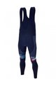 SANTINI μακριά παντελόνια με τιράντες - TREK 2023 FACTORY RACING WINTER - μπλε