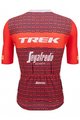 SANTINI κοντομάνικες φανέλα - TREK SEGAFREDO 2023 FAN LINE - κόκκινο/λευκό