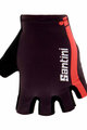 SANTINI γάντια με κοντά δάχτυλο - X IRONMAN DEA - μπορντό/ροζ