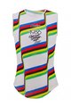 SANTINI αμάνικα μπλουζάκια - UCI COLORADO SPRINGS 1986 - λευκό/ιριδίζον