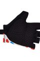 SANTINI γάντια με κοντά δάχτυλο - TOUR DE FRANCE 2023 - λευκό/κόκκινο
