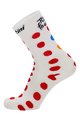 SANTINI κάλτσες κλασικές - TOUR DE FRANCE 2023 - κόκκινο/λευκό